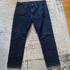 J. Crew Dark Indigo Straight Jeans